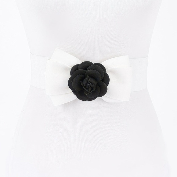 Flower Bow Elastic Belt - Picture 1 of 1